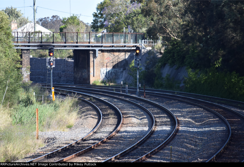 NSW 3 Position Signals MT46 Up Main and MT44 Up Coal Roads (Tracks)